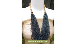 Necklaces Beading Fashion with Wooden